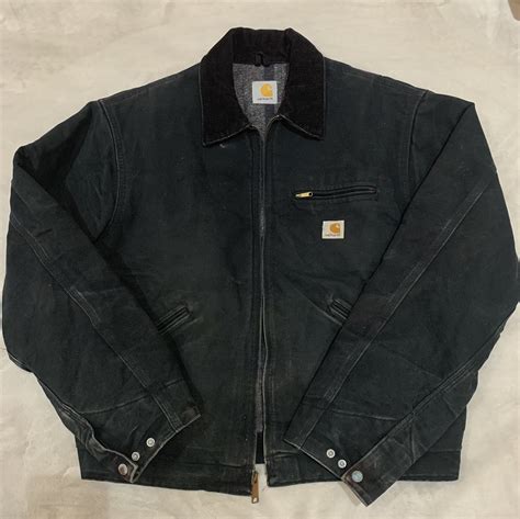 creating tough and durable clothing that works as hard as you do. . Carhartt detroit jacket black